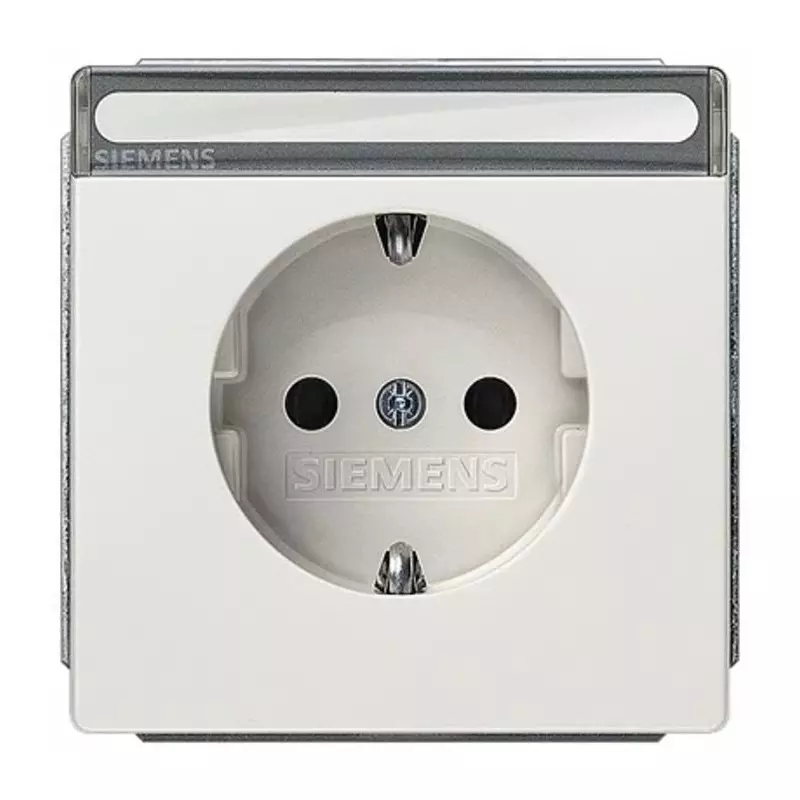 Siemens 5UB18 Off White Electrical Socket, 16A, Schuko, 5UB1857-1