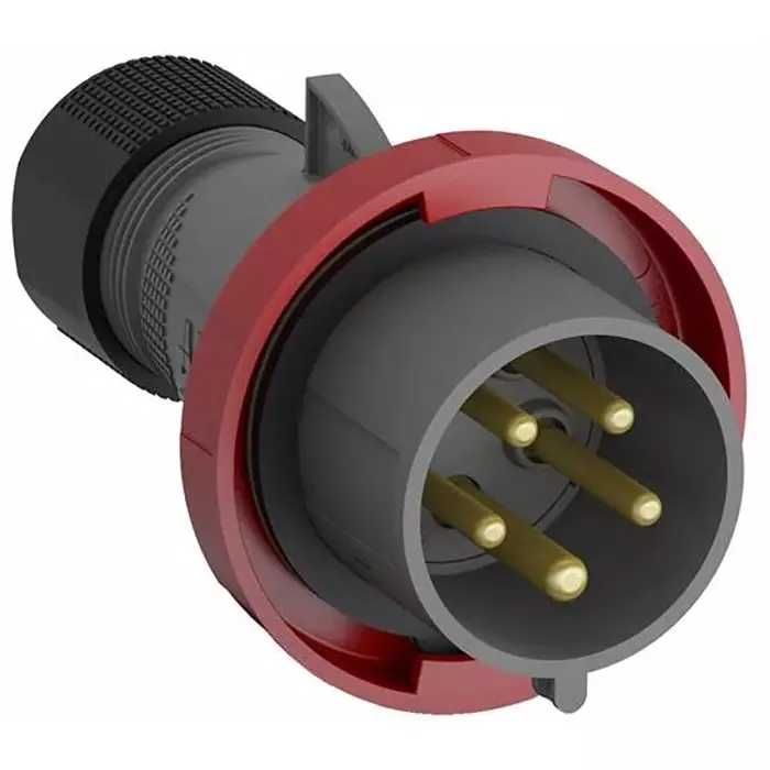 Amphenol Industrial Easy Safe IP67 Red Cable Mount 3P + N + E Industrial Power Plug, Rated At 16A, 415 V, 2CMA101089R1000416EP6W