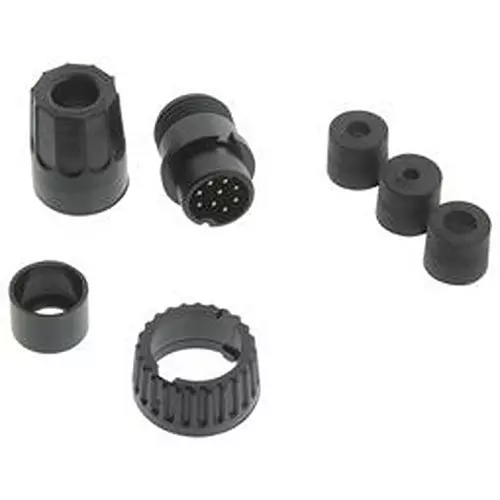 SWITCHCRAFT/CONXALL Circular Connector PLUG, SIZE 20, 9 POSITION, CABLE, 3282-9PG-3DC