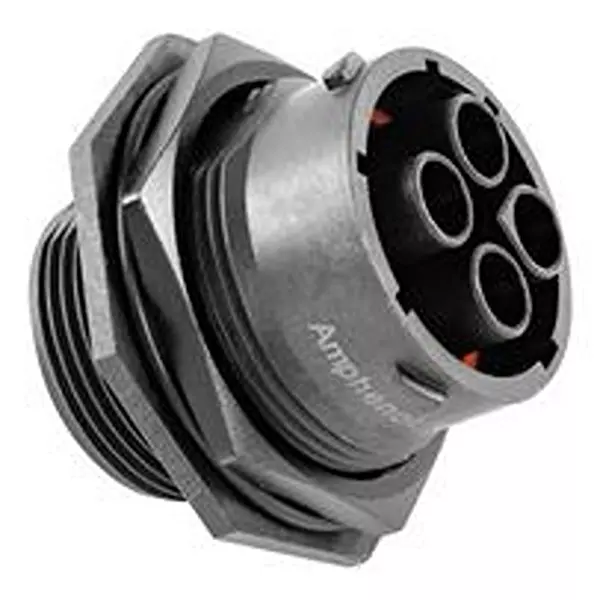 AMPHENOL SINE/TUCHEL Circular Connector, RCPT, 4POS, CRIMP, RTS718N4S03