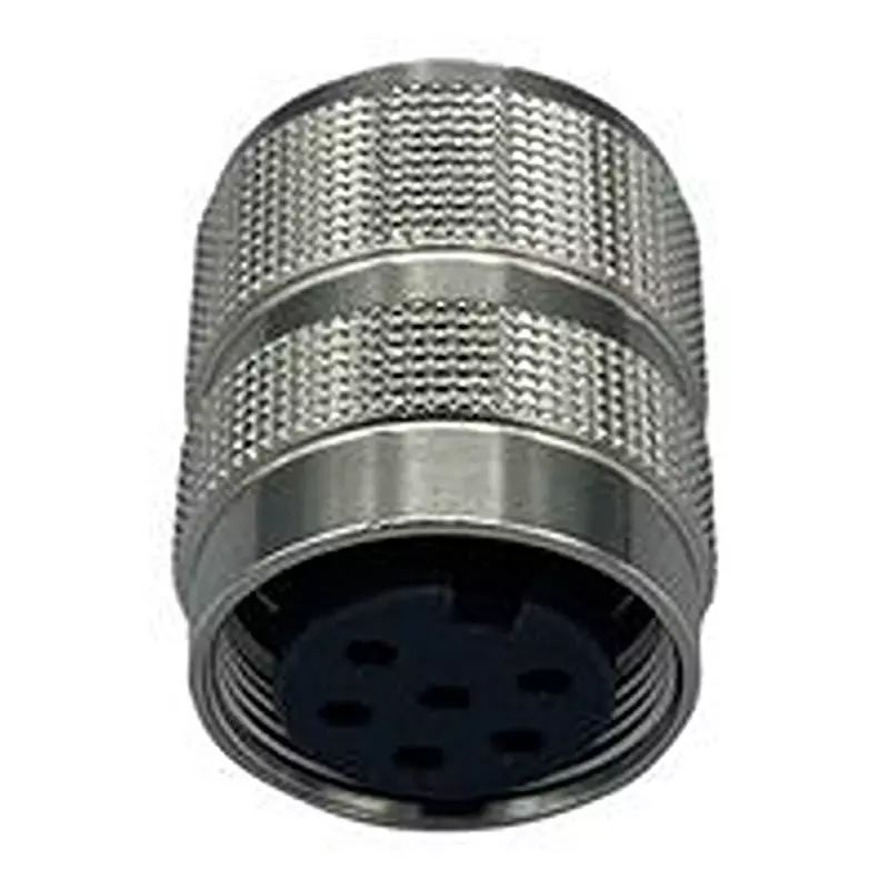 NORCOMP Circular Connector, RCPT, 8POS, SOLDER, 878-008-203RLS1