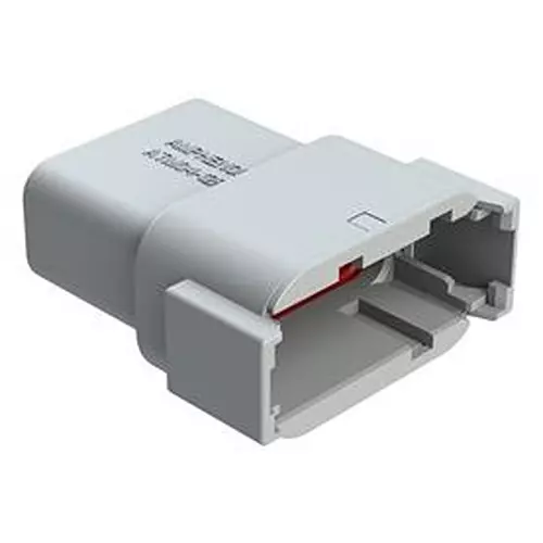 AMPHENOL SINE/TUCHEL Automotive Housing, Rcpt, 12Pos, 250V, ATM04-12PA-RD01