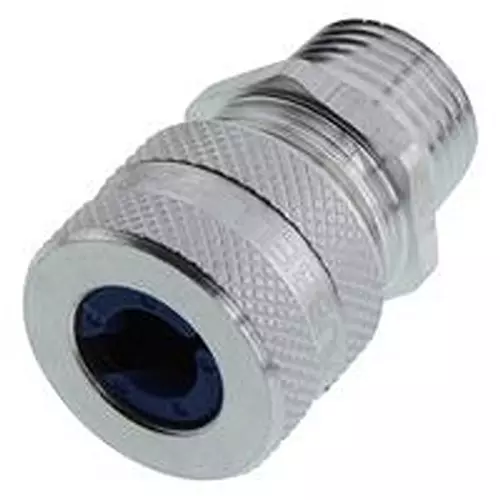 HUBBELL WIRING DEVICES Conduit Cord Connector, Aluminum, 0.5In, SHC1023