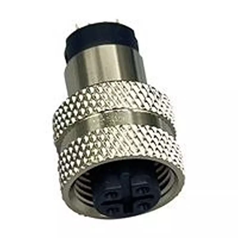 NORCOMP Sensor Conn, M12, 4Pos, Rcpt, Cable, 858-B04-203RLS4