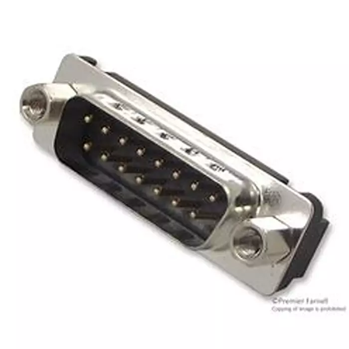 AMPHENOL COMMUNICATIONS SOLUTIONS Connector, D Sub, Plug, 15Pos, L717Tsag15Pol2Rm8