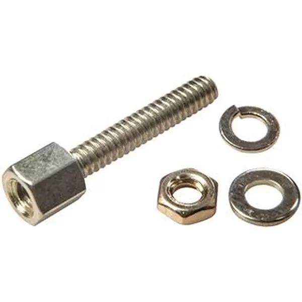 KEYSTONE D Sub Jack Screw, #4-40, 20.62Mm, 7233