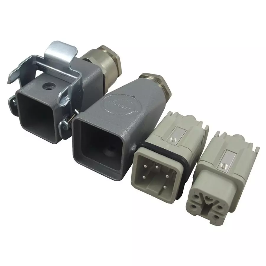 LAPP Connector Kit, Surf Mount, Ha, 4Way, Ha4-Fk-Te-Sm-M-M20