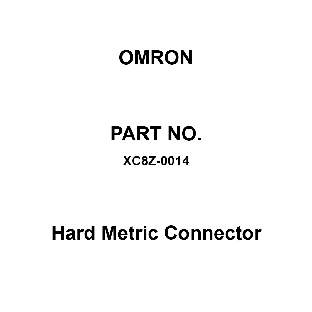 Omron Hard Metric Connector Purple Color, XC8Z-0014