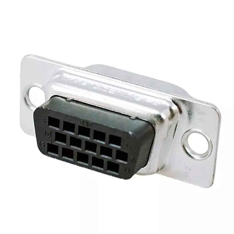JAE D-Sub Connector Crimp Type High Density Compact Emi Countermeasure Type, D02-M15PG-N-F0