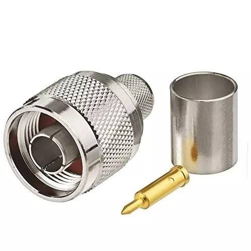 nbr-rf-n-male-crimping-connector-for-lmr-400-n-crimp-plug-male-for-coaxial-cable-pack-of-5-silvergold