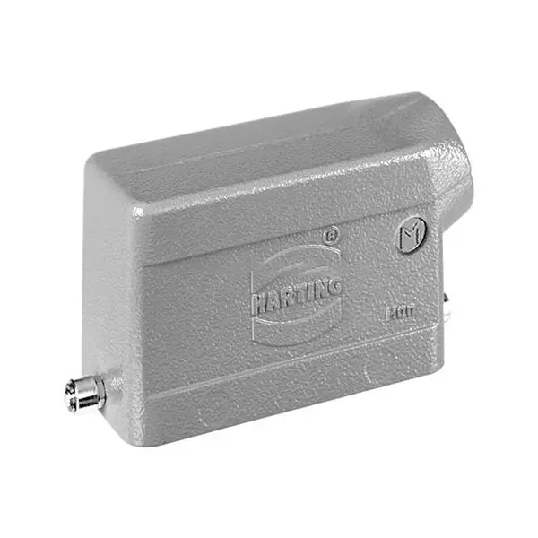 Harting Han Hood Connector M32 Side Entry Aluminium Die-Cast 16 B Size, 19300161542