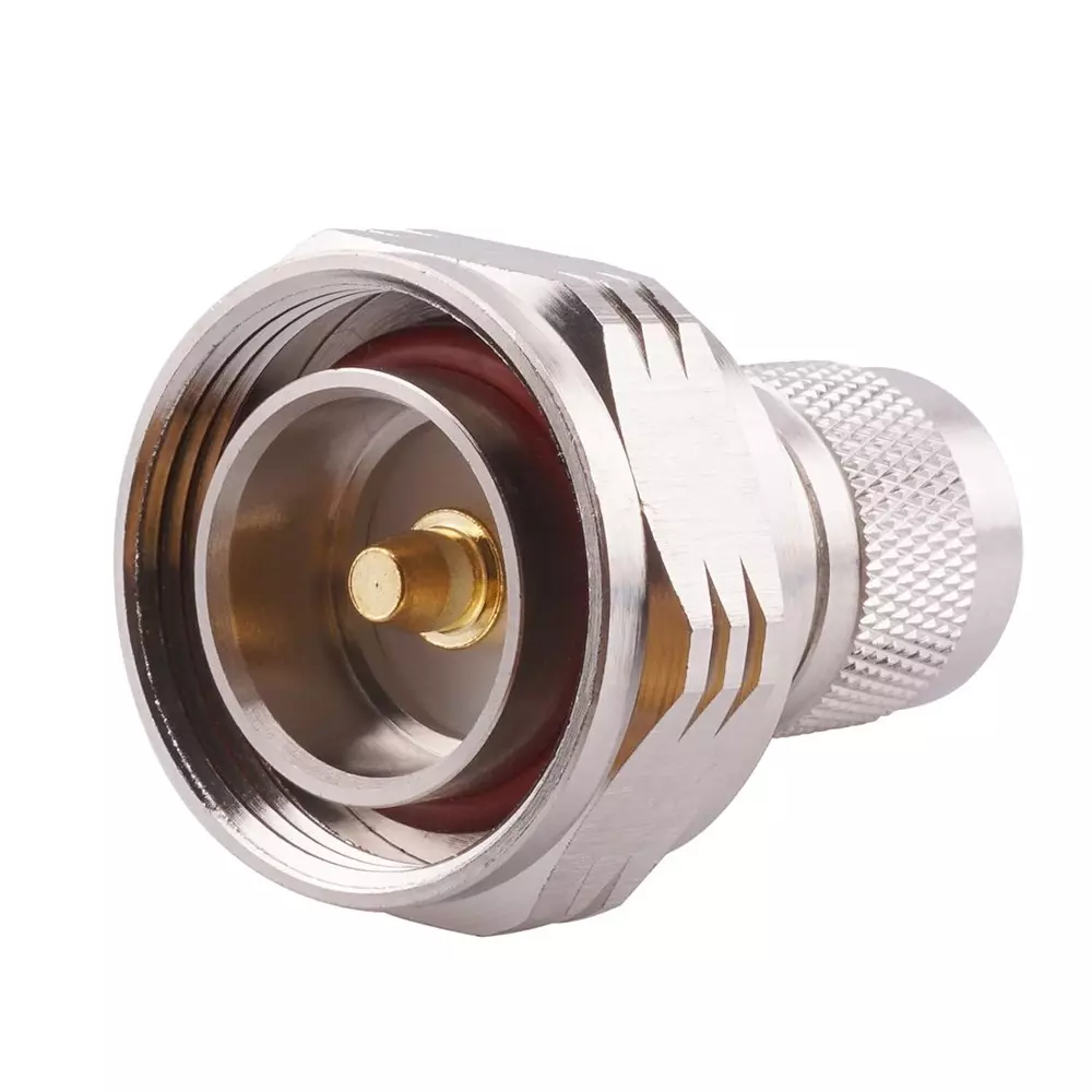 GENERIC N Male to 7/16 DIN Male (L29) Straight RF Coaxial Adapter 50 Ω Impedance