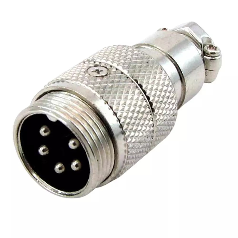 Kyoritsu Electronics Microphone Connector Solder Terminal, WTN-11-404/5P (MIC-5J)
