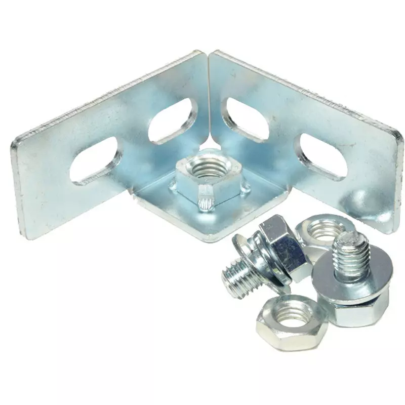 Kameda Denki Multi-Angle Connector Iron / 3 valent plating Material/Finish Correspondence Rohs Directive, UN-40AC-M12 (Pack of 10)