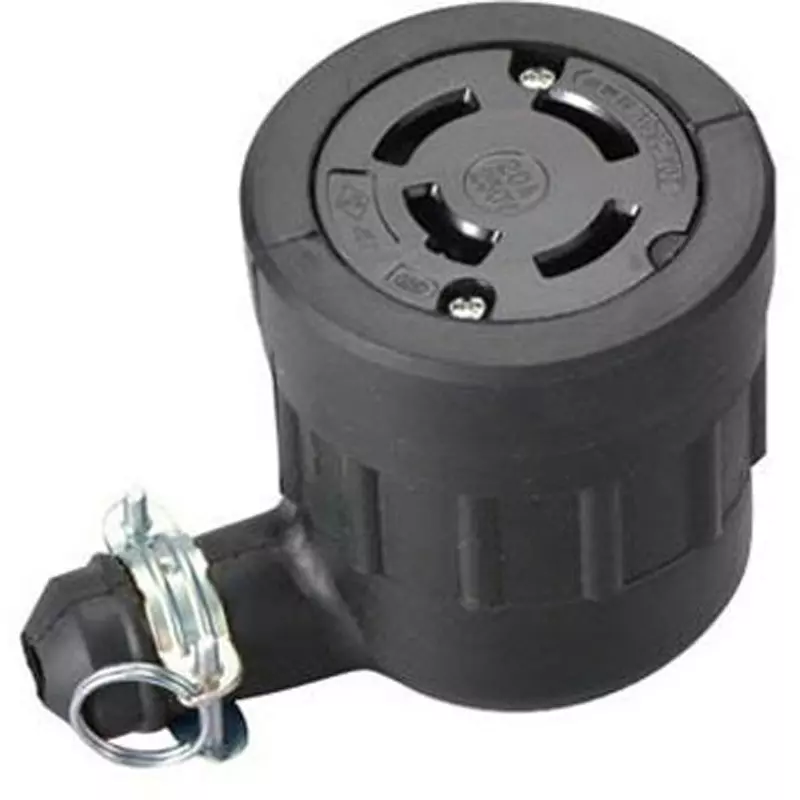 Esco Rubber Hook Connector 20 A 250 V Rated Capacity Correspondence Rohs Directive M4 Terminal Screw Size, EA940BJ-7