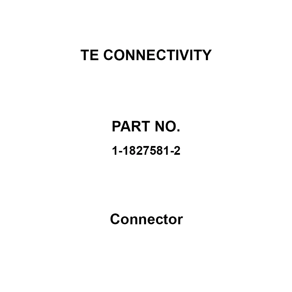 TE CONNECTIVITY Connector Base Mounting Tab / Header Vertical Type Straight Shape AC/DC 250 Voltage Rating, 1-1827581-2 (Pack of 55)