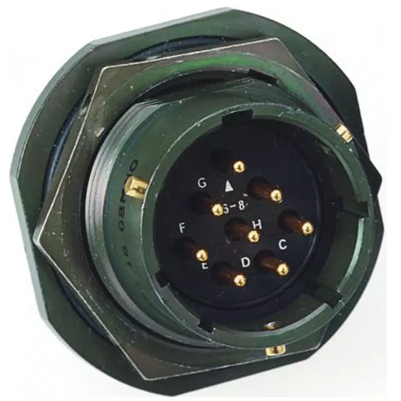 Amphenol Standard Circular Connector 2 Pole 18 Shell Size, 62GB-56TG18-02SN-044