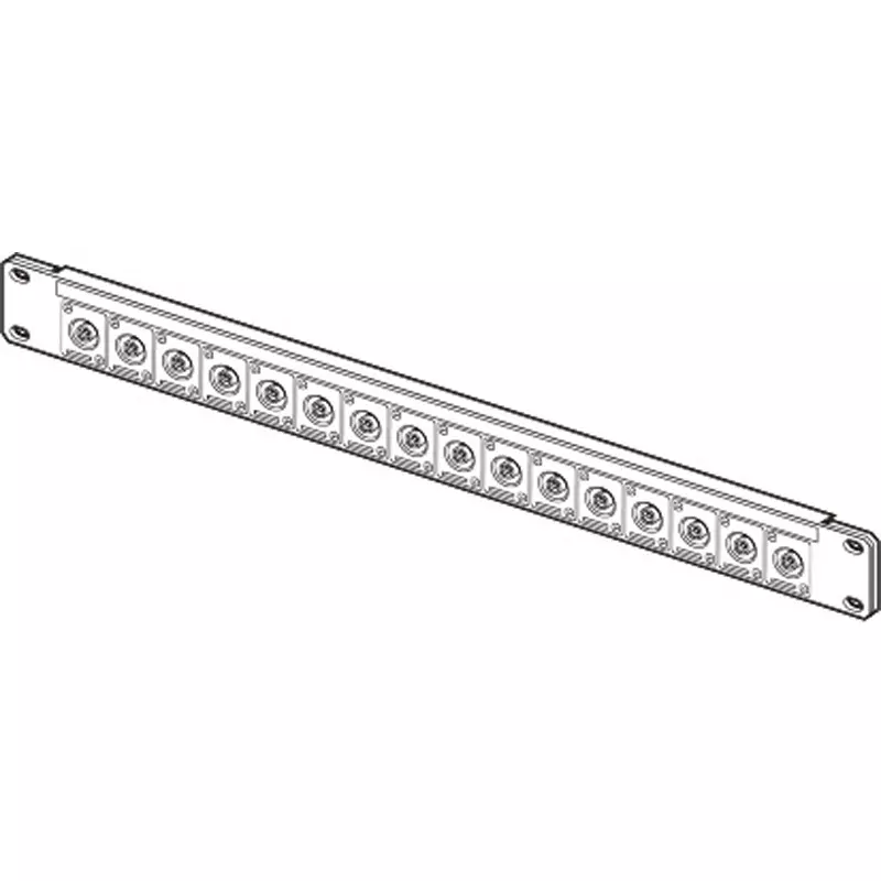Canare Electric Audio XLR Connector Board 1U-AS1 Panel BCJ-JRUK x 16 Connector, 161U-JRUK