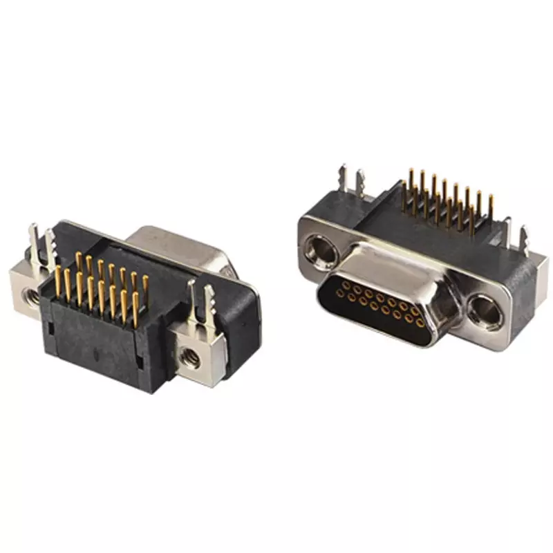 Japan Connect Industry D-Sub connector 1 Amp (at 25℃) Current Capacity 1000 min Insulation Resistance 50(max) mΩ Contact, MDSE-15R-RA