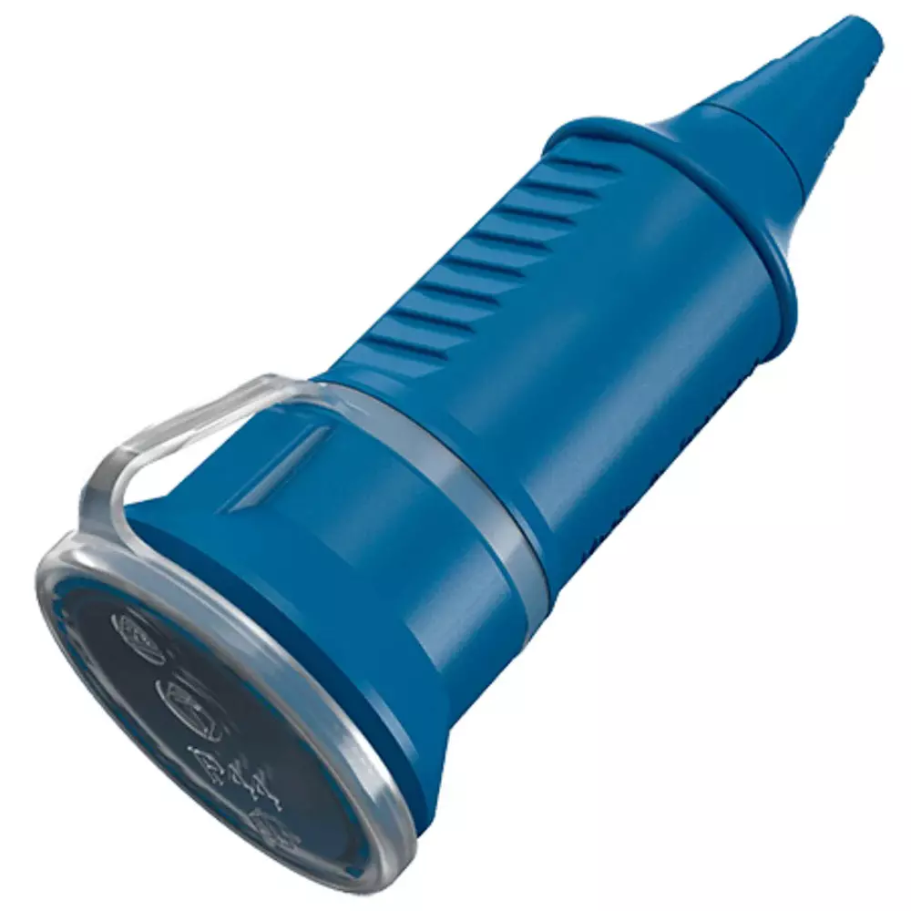 Salzer Schuko Connector 16 Amp 2 Pole+Earth IP 54 Rating 230 V, IP01635-10843