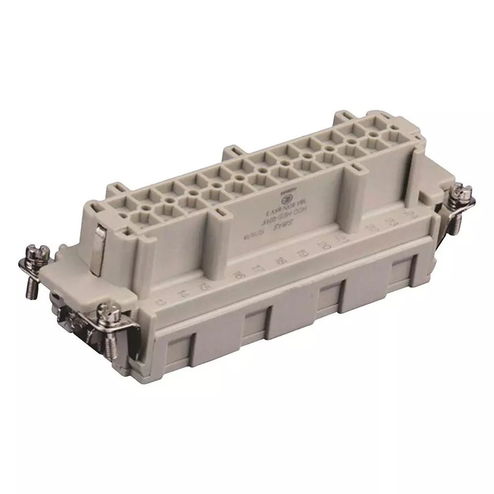 MOLEX / FLAMAR Heavy Duty Insert 16 Amp Current Rating 24+PE Contacts Receptacle Gender, T2040483201-000