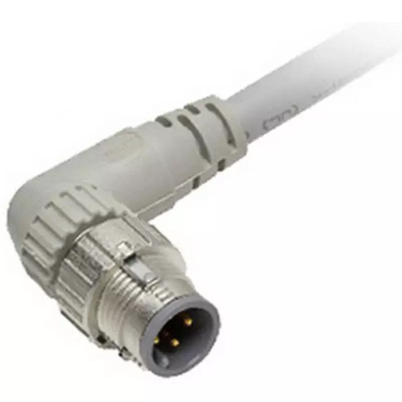 Omron Round Waterproof Connector With Cable Plug One Side For Dc 2 m, XS5H-D422-D80-F