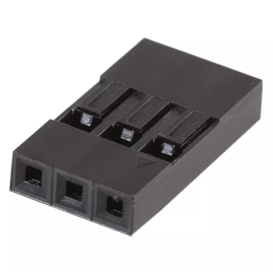 MULTICOMP PRO Plug & Socket Connector Housings CRIMP HOUSING, 1 ROW, 3 WAY, 2226A-03 (Pack of 60)