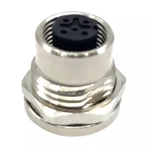 MULTICOMP PRO Sensor Connectors SENSOR CORD, RCPT, 5POS, M12, PANEL, MPM12-SSS-5AFP