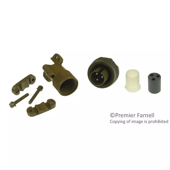 ITT CANNON Circular MIL Spec Connectors MIL SPEC CIR CONN, PLUG, 10SL-14, SOLDER, MS3106E10SL4P