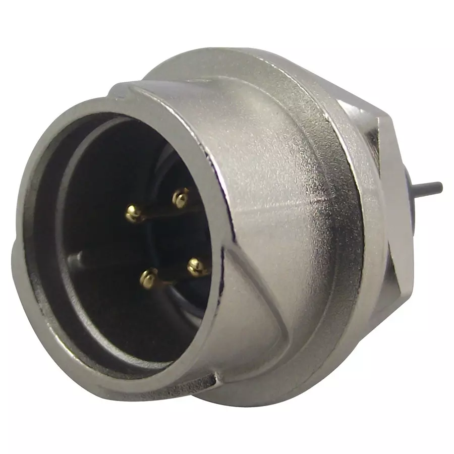 HIROSE(HRS) RECEPTACLE, MALE PINS, 4WAY, LF10WBR-4P