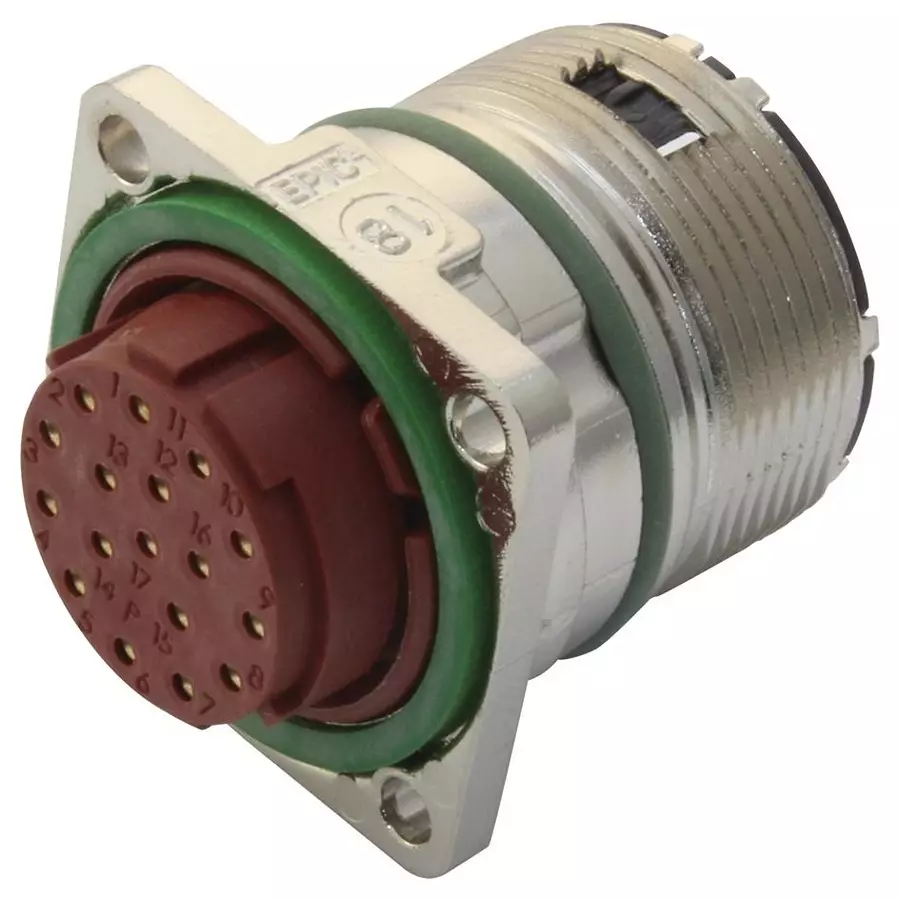 Lapp SOCKET, PANEL MOUNT, 17WAY, 72004000 + 73018000