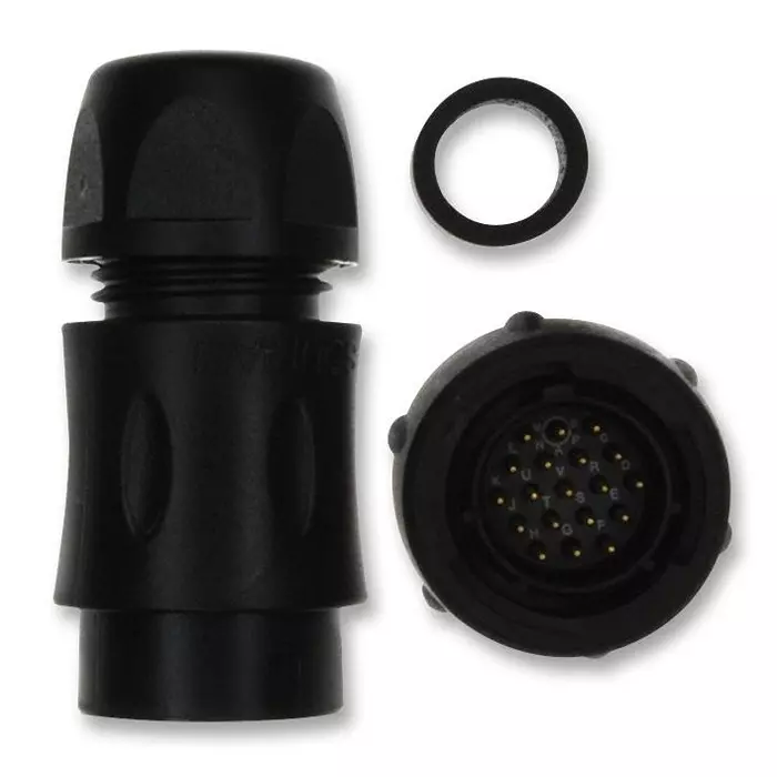 SOURIAU-SUNBANK / EATON PLUG, HISEAL, SIZE14, 19WAY, PIN, UTS6JC14E19P