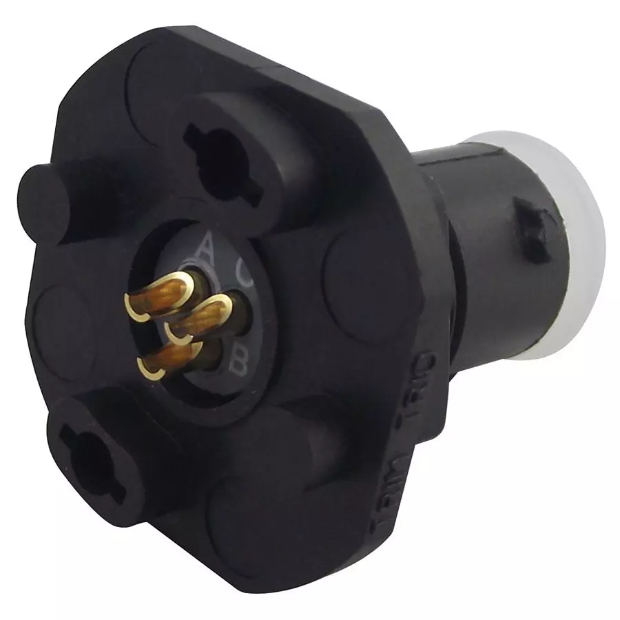 SOURIAU-SUNBANK / EATON RECEPTACLE, HISEAL, SIZE8, 3WAY, PIN, UTS78E3P