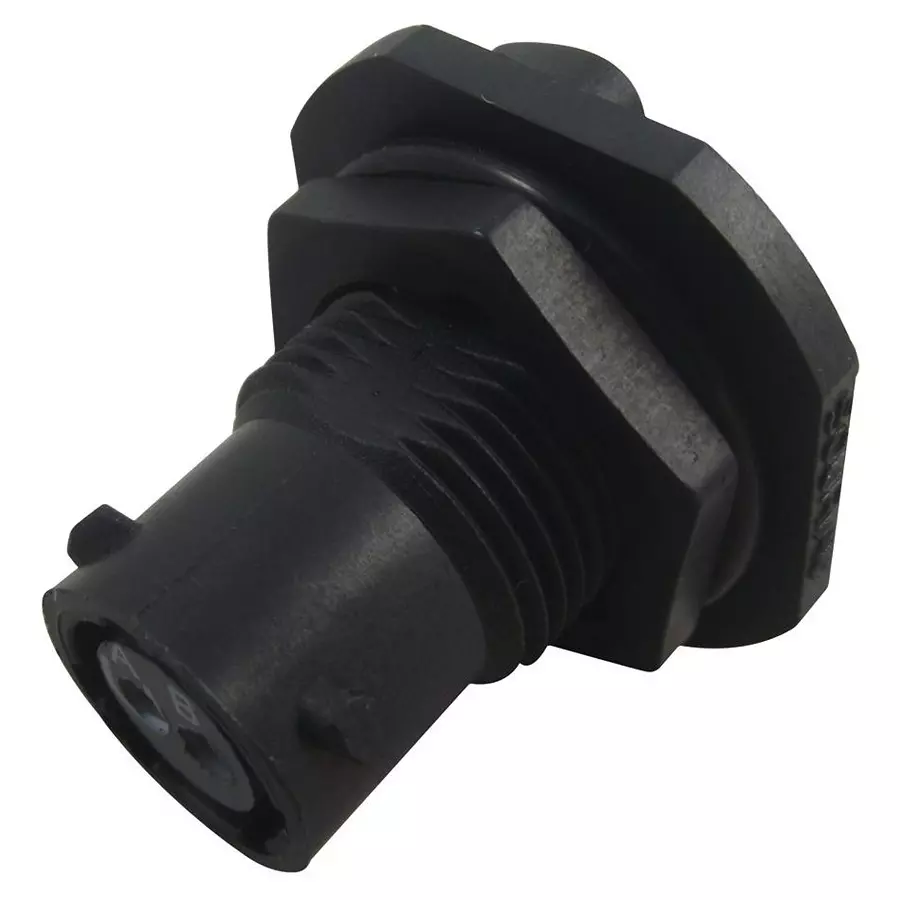 SOURIAU-SUNBANK / EATON CIRCULAR, RECEPTACLE, 2 WAY, JAM NUT, UTS78E2S