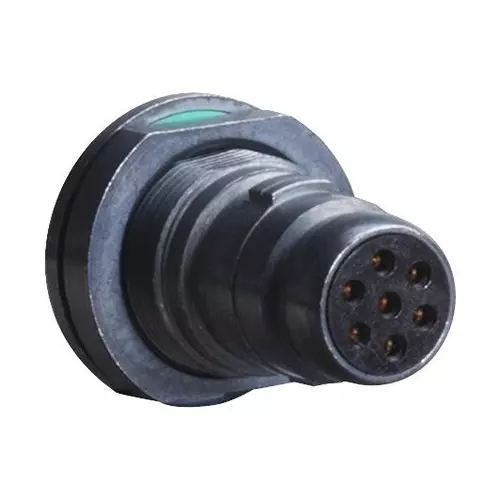AMPHENOL LTD Circular Industrial Connectors PLUG, JAM NUT, SIZE 6, 7WAY, SOLDER, SCE2-B-76A06-07SN-002