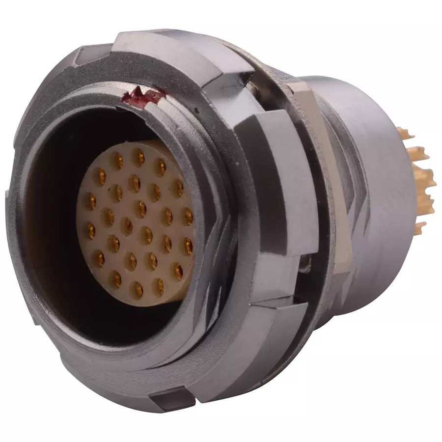 NORCOMP Circular Conn, Rcpt, 3Pos, Panel, 822B003-203R001