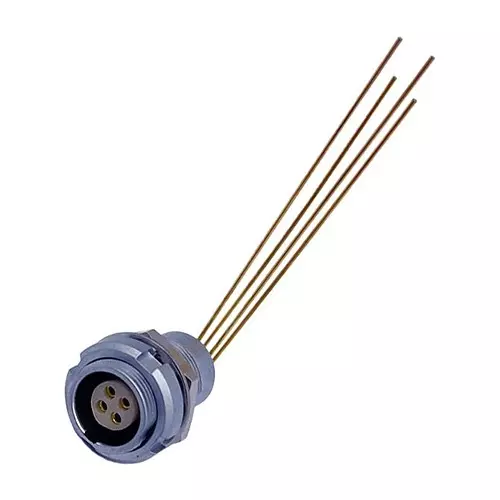 NORCOMP Industrial Circular, 5Pos, Rcpt, Panel, 820BR05-2S3R001
