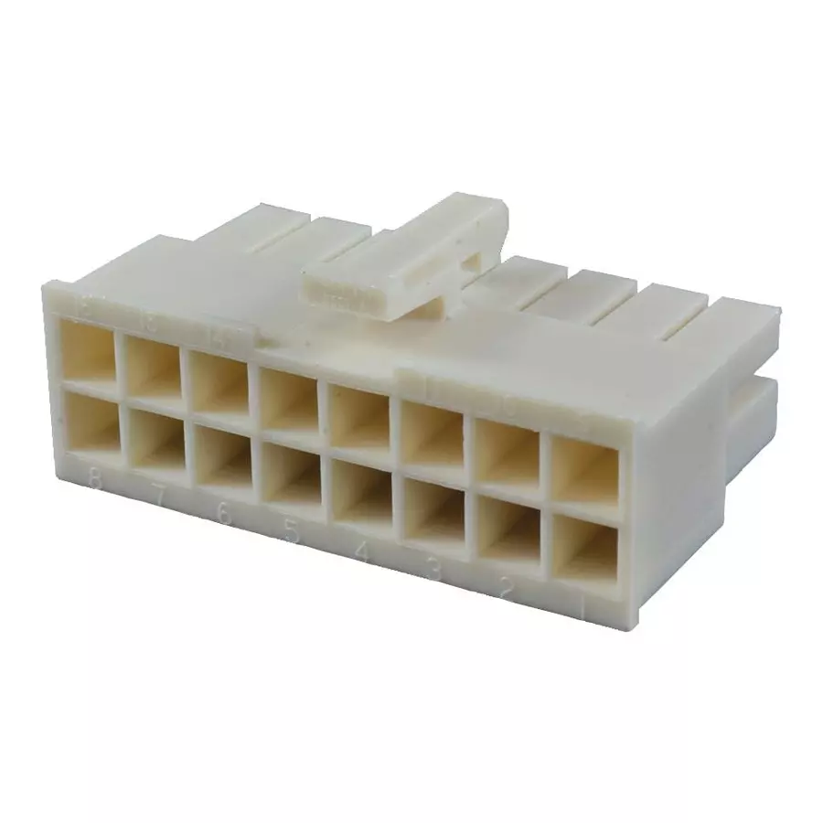 MOLEX Plug & Socket Connector Housings CONNECTOR HOUSING, RCPT, 16POS 3901-2165 (Pack of 5)