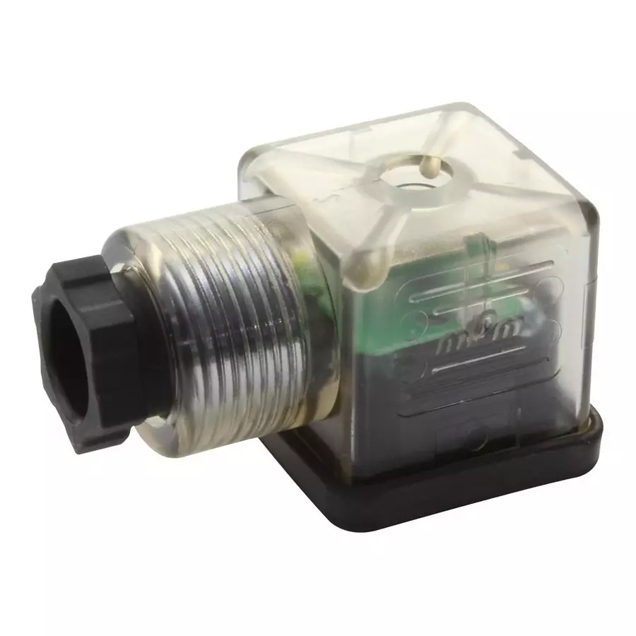 MOLEX Circular DIN Valve Connectors DIN VALVE CONN, RCPT, 2POS, PG7, CABLE 121064-0168