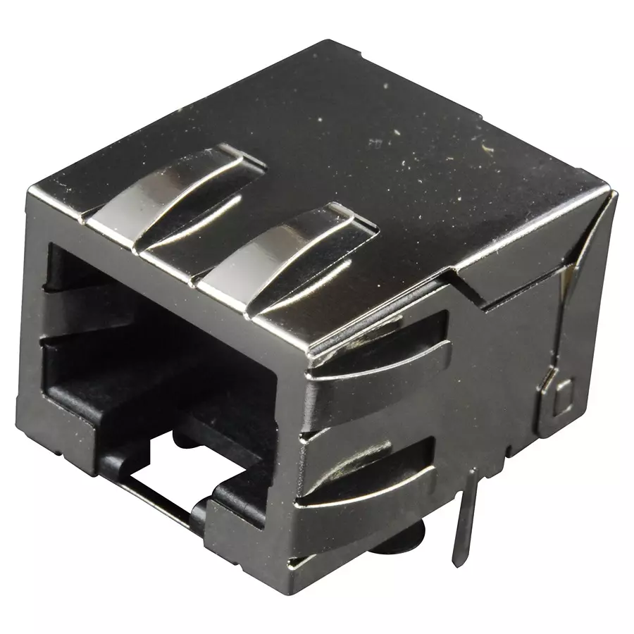 MOLEX Modular & Ethernet Connectors RJ45 CONNECTOR, JACK, 8P8C, 1PORT, TH 43202-8919