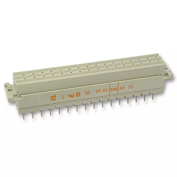 Harting DIN 41612 Board Connectors SOCKET, DIN41612, L/P, F, 48WAY, 09 06 248 6834