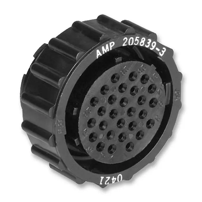 AMP - TE CONNECTIVITY CIRCULAR, CONNECTOR, PLUG, 17-28,CABLE, 205839-3