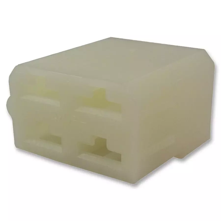 AMP - TE CONNECTIVITY HOUSING, PLUG, DUAL ROW, 4 WAY, NYLON, 180900 (Pack 10)