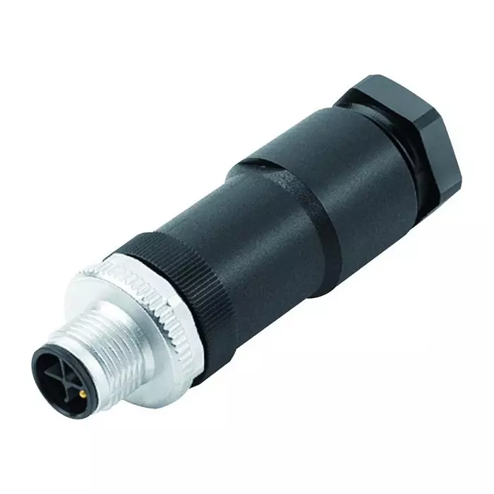 BINDER SENSOR CONN, PLUG, 3+PE, M12, CABLE, 99-0689-19-04