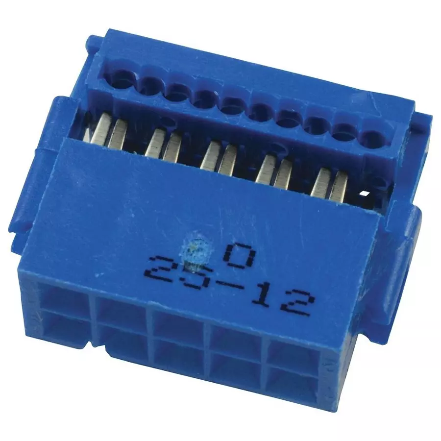 AMPHENOL COMMUNICATIONS SOLUTIONS WIRE-BOARD CONNECTOR RECEPTACLE 10 POSITION, 2.54MM, 66900-110LF