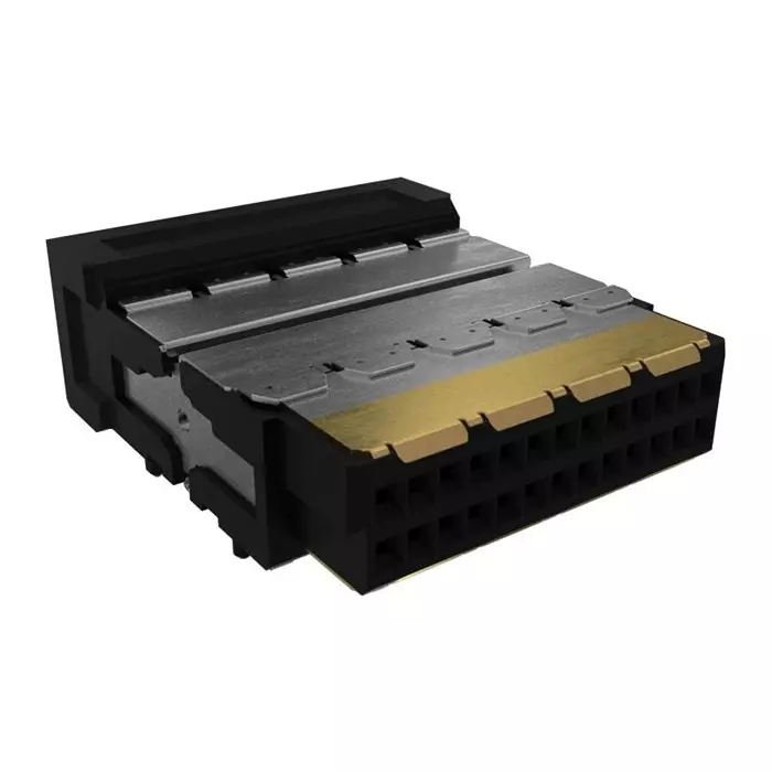 AMPHENOL COMMUNICATIONS SOLUTIONS MEZZANINE CONN, R/A HDR & RCPT, 26POS, 10147075-2600RLF.