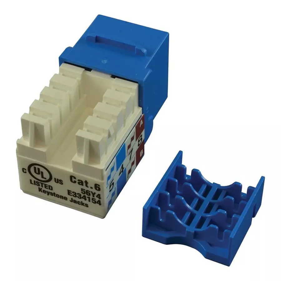 EATON TRIPP LITE CONNECTOR, RJ45, JACK, 1PORT, 8P8C, N238-001-BL
