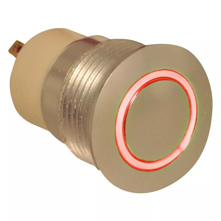 E-SWITCH VANDAL RESISTANT SW, SPST, 36V, RED/GRN, PVA6LRE212G1.