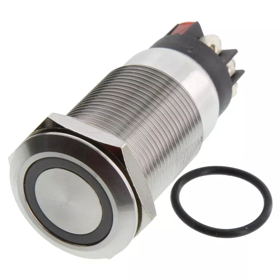 ARCOLECTRIC (BULGIN LIMITED) ANTI VANDAL SW, SPDT, 5A, 24V/125V, RED, MPI005RTELSRD12