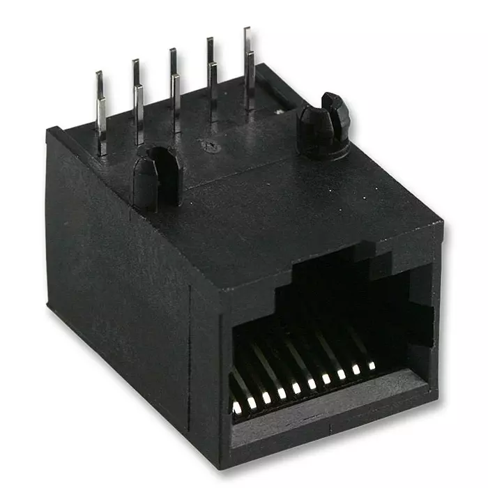STEWART CONNECTOR SOCKET, PCB, RIGHT ANGLE, RJ48, 10WAY, SS641010-A-NF